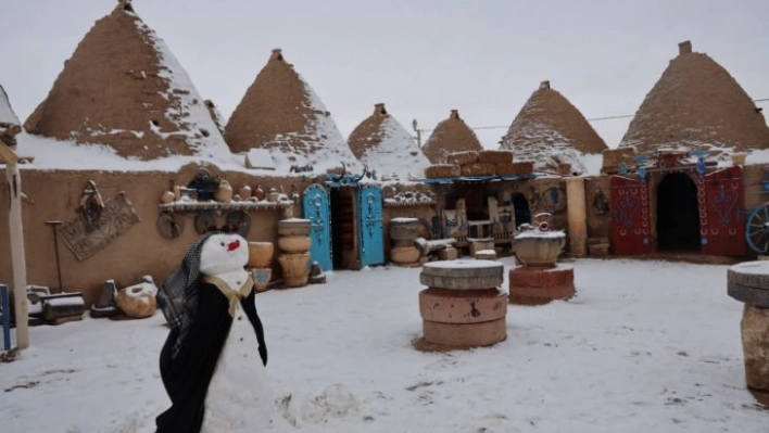 Şanlıurfa'da kar bir başka güzel