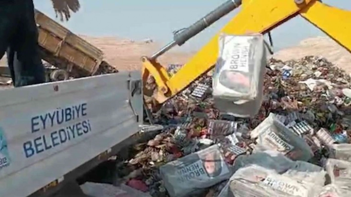 Şanlıurfa'da sahte ve bozuk kozmetik ürünler imha edildi