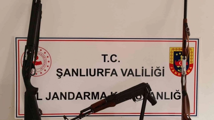 Şanlıurfa'da silah kaçakçılarına darbe