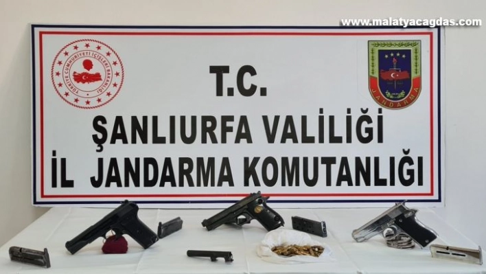 Şanlıurfa'da silah kaçakçılığı operasyonu: 2 gözaltı