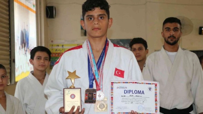 Şanlıurfalı genç judoda Türkiye birincisi oldu