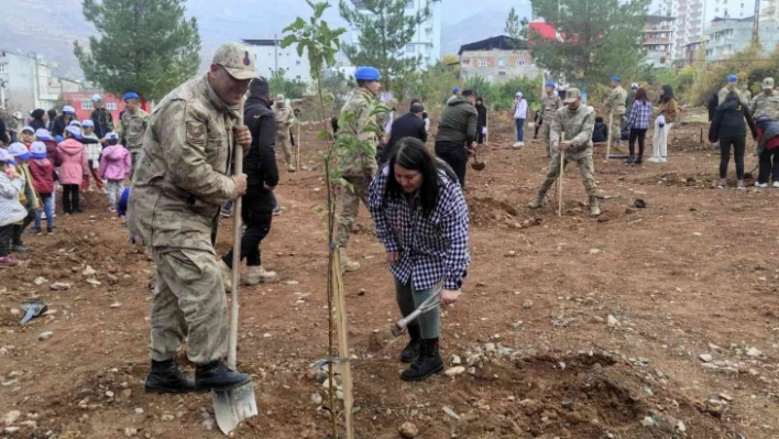 Sason'da 14 bin fidan toprakla buluşturuldu