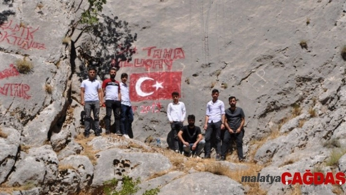 Şehidin ismini dağlara yazdılar