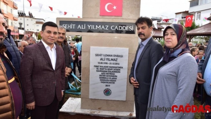 Şehit Ali Yılmaz Caddesi açıldı