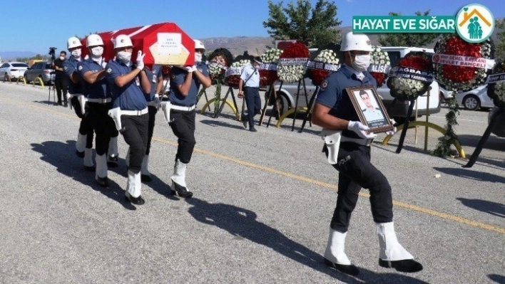 Şehit polis memleketinde son yolculuğuna uğurlandı