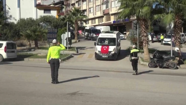 Şehit polis memuru memleketine uğurlandı