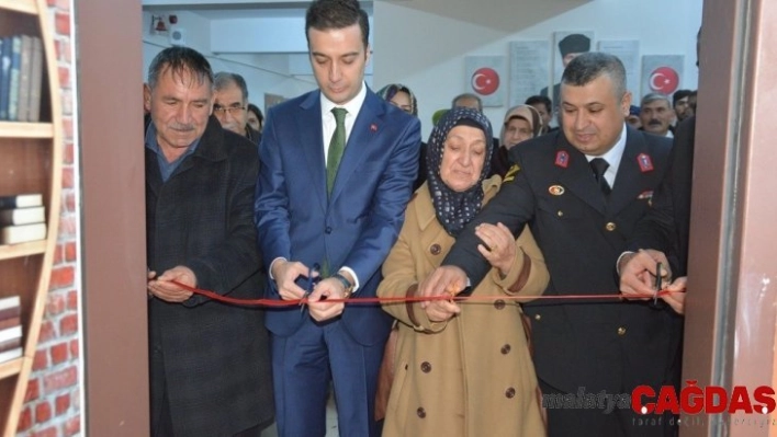 Şehit Uzman çavuş Mehmet Kürşad Yılmaz adına kütüphane açıldı