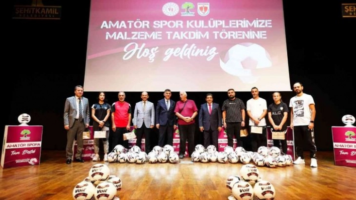 Şehitkamil'de amatör spor kulüplerine destek