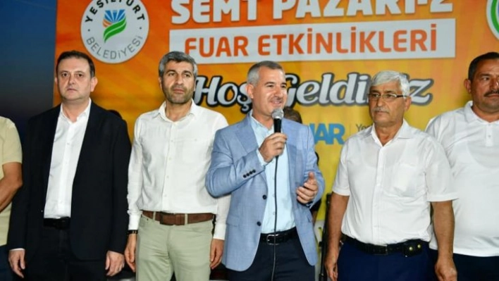 Semt pazarı fuar etkinlikleri ile hizmete girdi