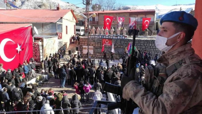 Şenkaya'da Allahuekber şehitleri anıldı