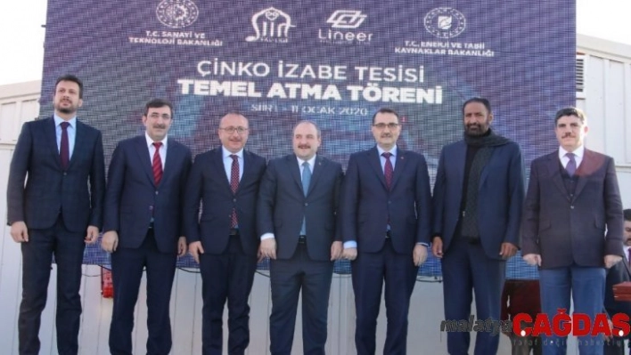 Siirt'te Lineer Metal Çinko Fabrikası'nın temeli atıldı