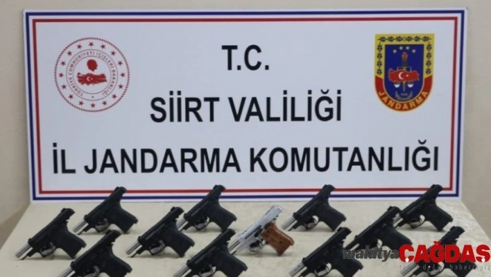 Siirt'te silah kaçakçılarına darbe