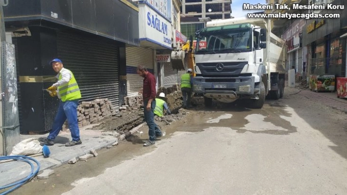 Silvan'da elektrik hatları yer altına alınıyor