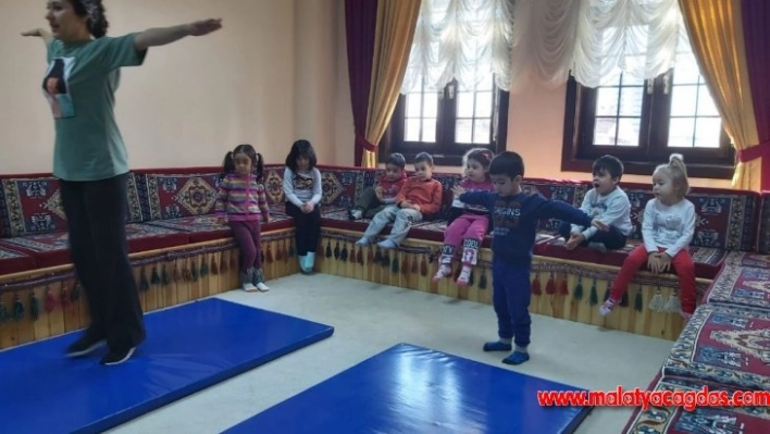 Sincan'da çocuklar sporla buluştu, annelerin yüzleri güldü