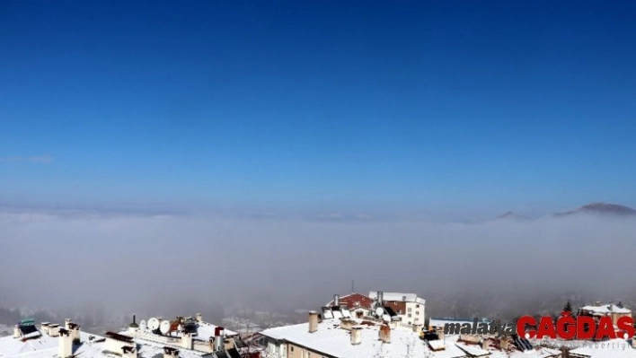 Sisin altında kalan Kayseri'den kartpostallık fotoğraflar