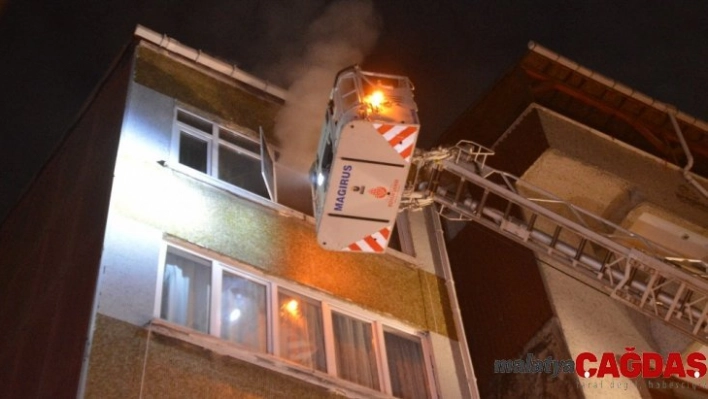 Şişli'de bir kadın sattığı evi ateşe verip kaçtı