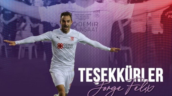 Sivasspor'dan Felix'e teşekkür