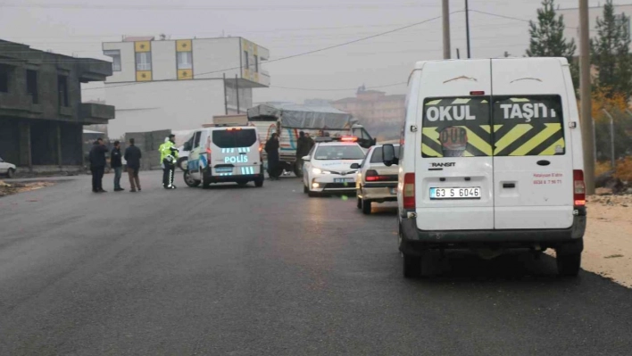 Siverek'te öğrenci servisinin de içinde bulunduğu zincirleme kaza: 13 yaralı