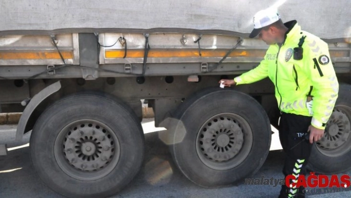 Sungurlu'da kış lastiği denetimi