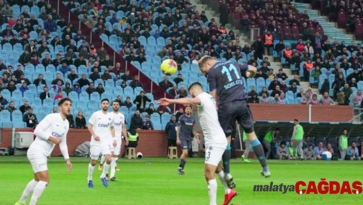 Süper Lig: Trabzonspor: 3 - Kasımpaşa: 0 (İlk yarı)