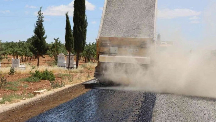 Suruç'ta sathi asfalt çalışması