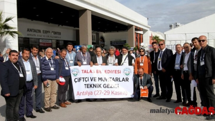 Talas, muhtarları tarım teknolojileriyle buluşturdu