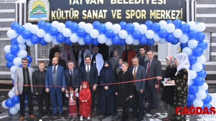 Tatvan Belediyesi Kültür, Sanat ve Spor Merkezi açıldı