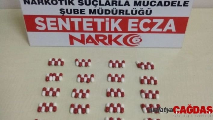 Tekirdağ'da yeşil reçeteye tabi uyuşturucu nitelikli 108 adet hap ele geçirildi