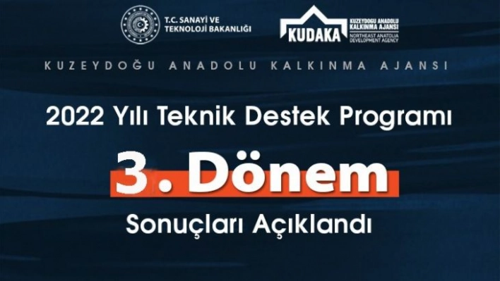 Teknik Destek Programı 3. Dönem Sonuçları açıklandı