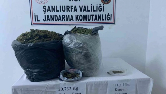 Temin ettiği uyuşturucuyu satamadan jandarma tarafından yakalandı