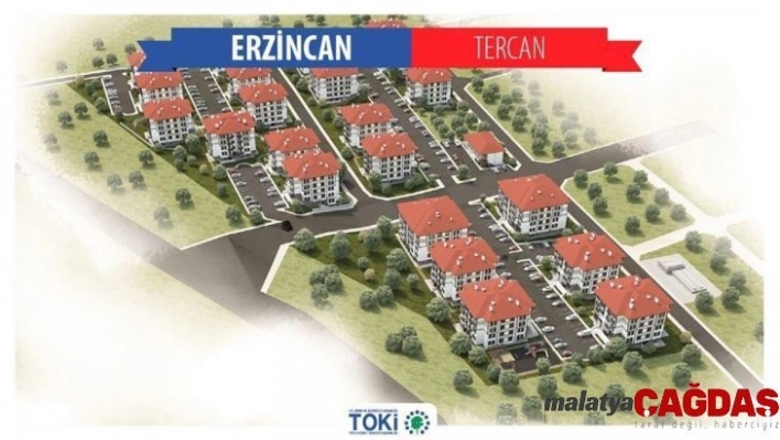 Tercan ilçesinde 351 konutun ihalesi yapıldı