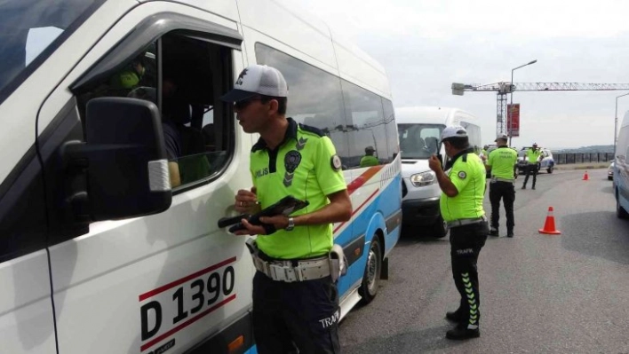 Trabzon'da dolmuş ve taksilere klima denetimi