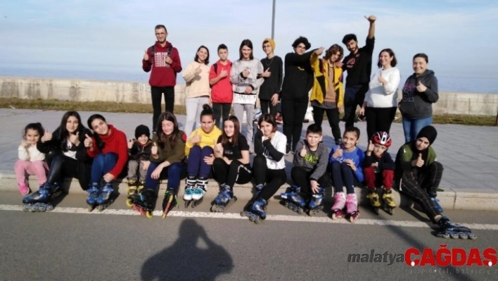 Trabzon Paten Kulübü yarı maratona hazırlanıyor