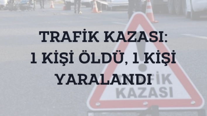 Trafik Kazası: Kamyon Devrildi 1 kişi öldü, 1 kişi yaralandı