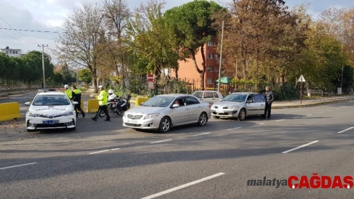 Trafik timleri drone ile denetim yaptı, sürücüleri affetmedi