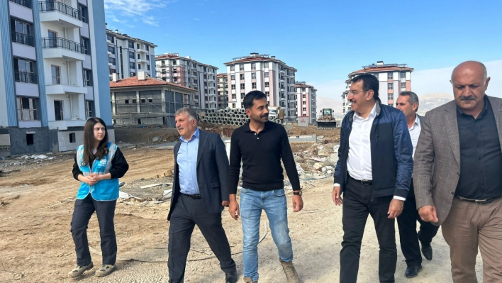 Tüfenkci, Doğanşehir'de tamamlanan 352 konutun teslim tarihini açıkladı 