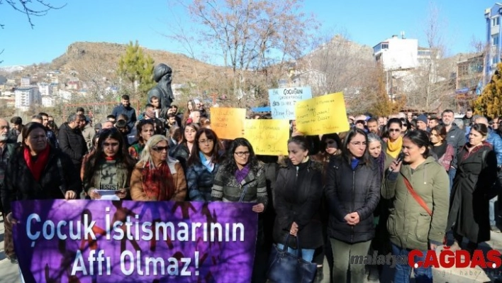 Tunceli'de çocuk istismarına tepki