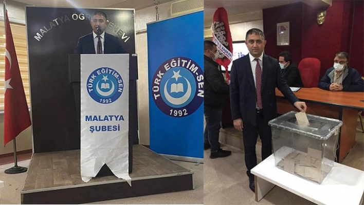 Türk Eğitim Sen Malatya Şubesi Başkan Şahin'e Emanet