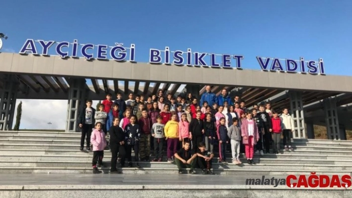 Türk-Fransız Kardeşlik Ortaokulu öğrencileri Bisiklet Vadisini ziyaret etti