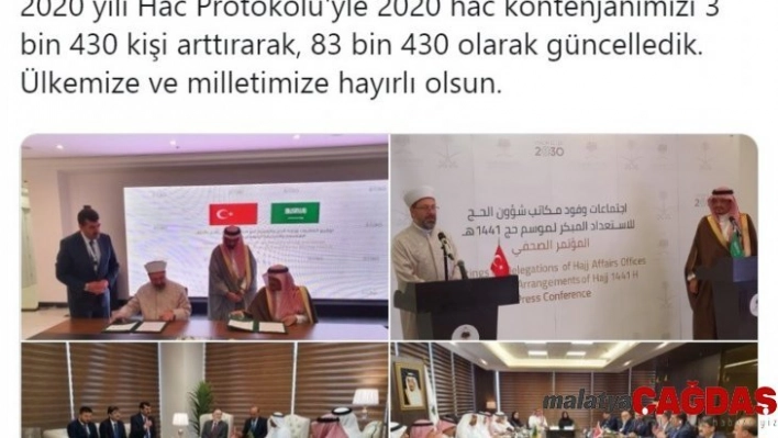 Türkiye'nin hac kontenjanı 83 bin 430'a yükseltildi