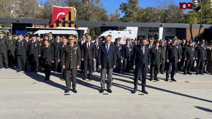 Ulu Önder Atatürk'ün Elazığ'a gelişinin 86. yıl dönümü törenle kutlandı