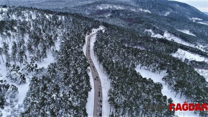 Uludağ'da kartpostallık manzaralar