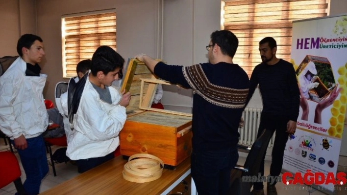 Uludere'de öğrenciler hem öğreniyor hem de üretiyor