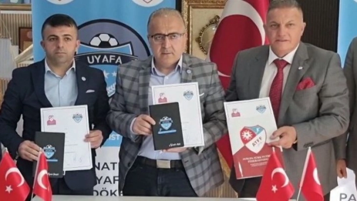 Uyafa ile Avrupa Türk Futbol Federasyonu arasında işbirliği protokolü