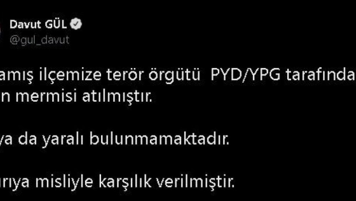 Vali Gül'den Karkamış'a yapılan saldırıyla ilgili açıklama