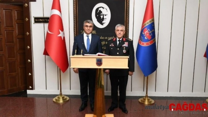 Vali Gürel'den Orgeneral Çetin'e ziyaret