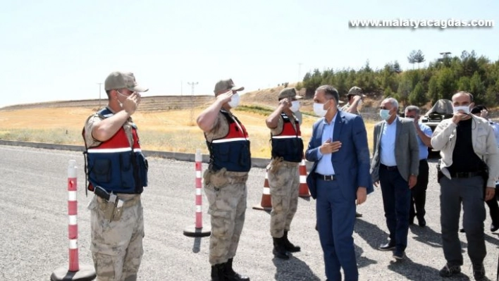 Vali Mahmut Çuhadar, uygulama noktalarını ziyaret etti