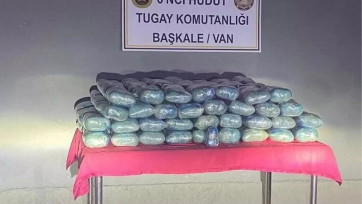 Van'da 100 kilogram esrar ele geçirildi