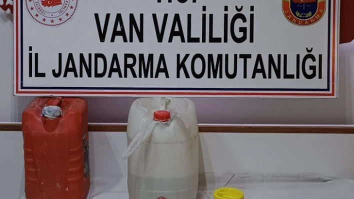 Van'da 30 kilo 985 gram sıvı metamfetamin ele geçirildi