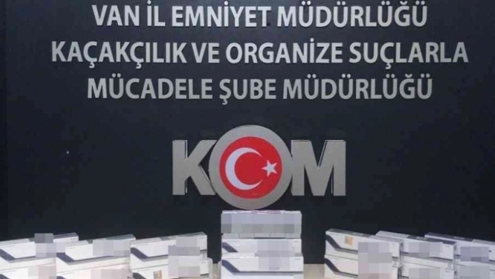 Van'da gümrük kaçakçılığı